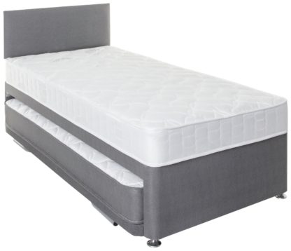 An Image of Argos Home Bertrum Trundle Single Guest Bed - Grey
