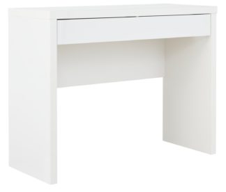 An Image of Habitat Jenson Dressing Table Desk - White Gloss