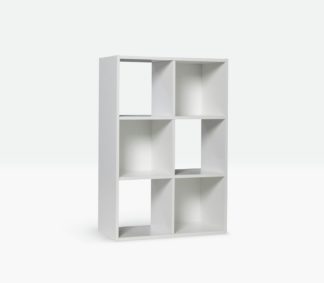 An Image of Habitat Squares 6 Cube Storage Unit - White