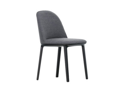 An Image of Vitra Softshell Side Chair Anthracite