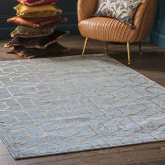 An Image of Dorchester Grey Rug Light Grey