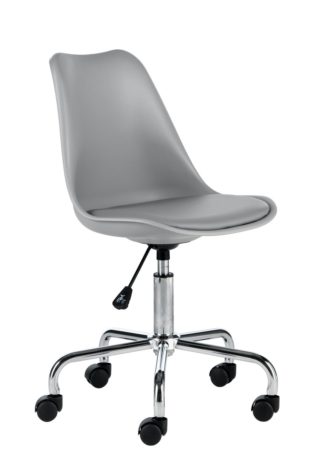 An Image of Habitat Ginnie Office Chair - Grey