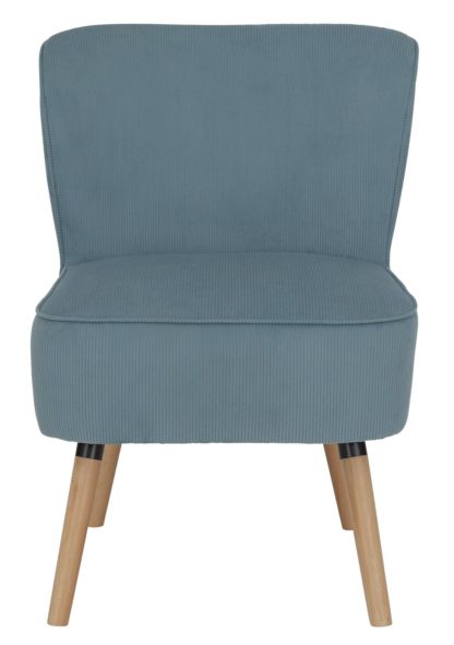 An Image of Habitat Eppy Fabric Accent Chair - Blue
