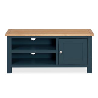 An Image of Bromley Blue TV Stand Blue