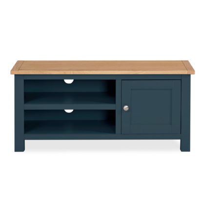 An Image of Bromley Blue TV Stand Blue