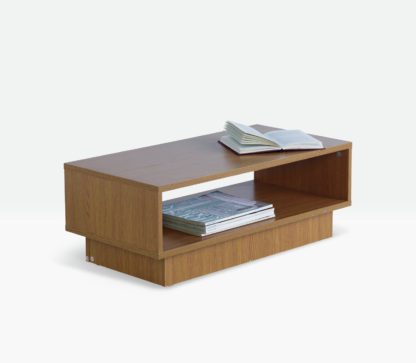 An Image of Habitat Cubes 1 Shelf Coffee Table - Black