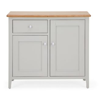 An Image of Freya Small Sideboard Grey and Brown