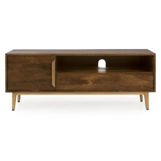 An Image of Anya Wide TV Stand Brown
