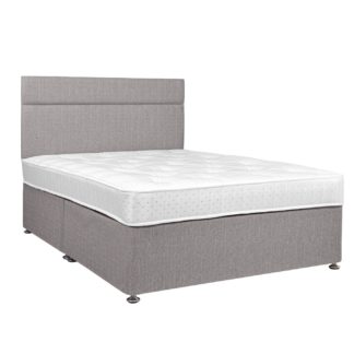 An Image of Argos Home Winslow 600 Pocket Kingsize Divan - Grey