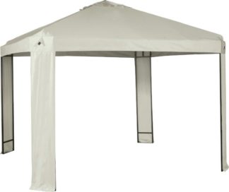 An Image of Argos Home 3m x 3m Garden Gazebo - Cream