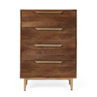 An Image of Anya 4 Drawer Chest Brown
