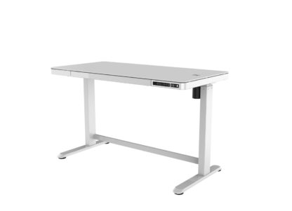 An Image of Koble Juno Height Adjustable Wireless Charging Desk - White