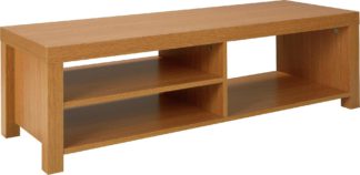 An Image of Habitat Charlie TV Unit - Oak Effect