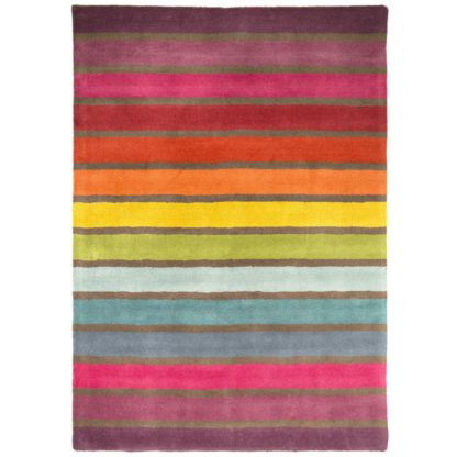 An Image of Illusion Candy Rug Pink / Yellow