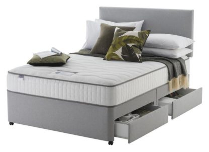 An Image of Silentnight Middleton 800 PKT Memory 4DRW Grey Small DBL
