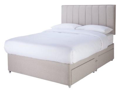 An Image of Sleepeezee Gel 1000 4 Drawer Double Divan Set