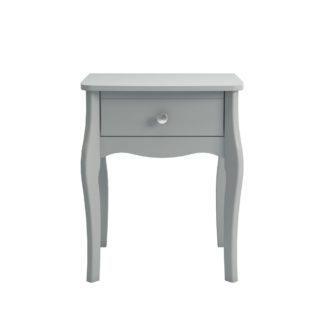 An Image of Baroque Grey Nightstand Grey