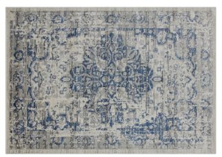 An Image of Habitat Persian Rug - 120x170cm - Blue