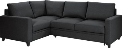 An Image of Habitat Seattle Left Corner Fabric Sofa Bed - Natural