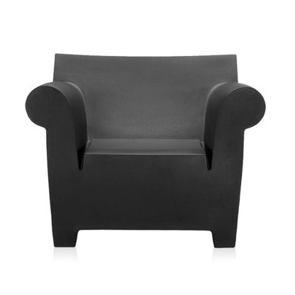 An Image of Kartell Bubble Club Armchair Zinc White