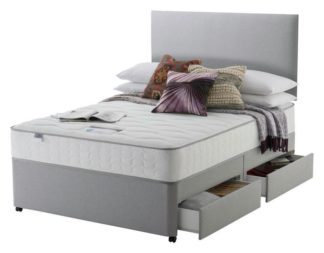 An Image of Silentnight Middleton 800 PKT Comfort 4DRW Grey Double