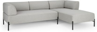 7d4e31d94b6d924c420a889c89d6160477743b9a7264282bffc57975be163255.jpg An Image of Kiva Right Hand Facing Chaise End Corner Sofa, Hail Grey