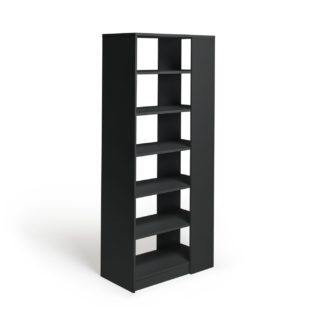 An Image of Habitat Compton 6 Tier Shelving Unit - Black