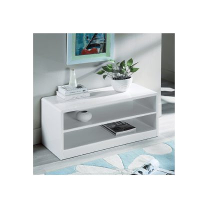 An Image of Manhattan Compact TV Unit White