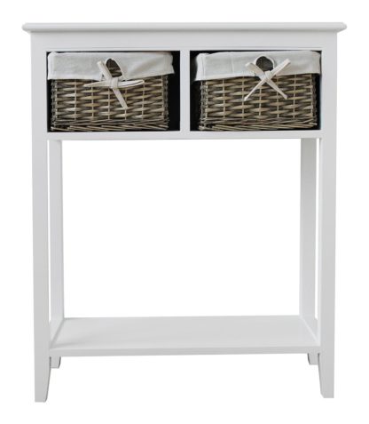 An Image of Argos Home New Malvern Console Table - White