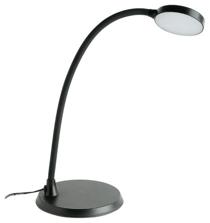 An Image of Habitat Dotty LED Desk Lamp - Black