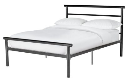 An Image of Habitat Avalon Double Bed Frame - White