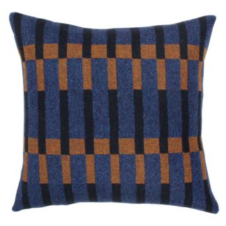 An Image of Dovetail Cushion Blue