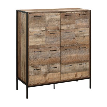 An Image of Urban Rustic 8 Drawer Merchant Chest - Natural Natural