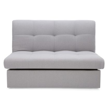 832675a520989e9a9efe9b3a1546049a784a80f46a1efc0d1e46de0c164b0c83.jpg An Image of Grey Rowan Small Double Sofa Bed Grey