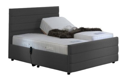 An Image of MiBed Orpington Adjustable Kingsize Bed with Memory Mattess