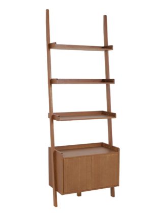 An Image of Habitat Jessie 1 Shelf Bookcase - Walnut