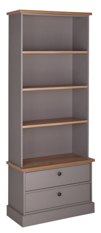 An Image of Habitat Winchester Bookcase - Grey