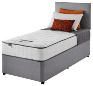 An Image of Silentnight Middleton 800 Pkt Comfort Single Divan - Grey