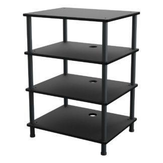 An Image of AVF 4 Shelf HiFi Stand - Black