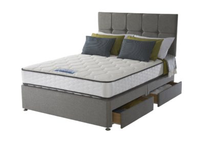 An Image of Sealy 1400 Pocket Microquilt 4 Drawer Kingsize Divan