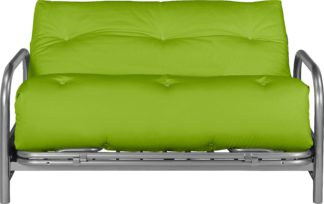 An Image of Argos Home Mexico 2 Seater Futon Sofa Bed - Green