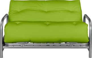 An Image of Argos Home Mexico 2 Seater Futon Sofa Bed - Green