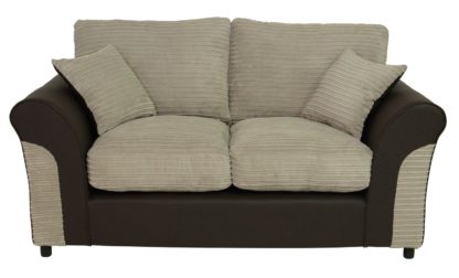 An Image of Argos Home Harry 2 Seater Fabric Sofa bed - Charcoal
