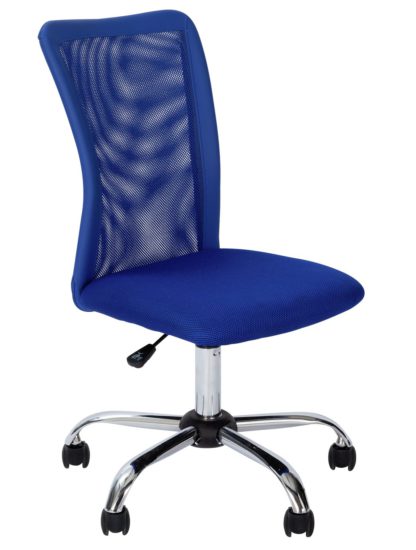 An Image of Habitat Reade Mesh Office Chair - Blue