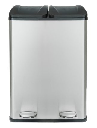 An Image of Argos Home 60 Litre 2 Compartment Recycling Bin