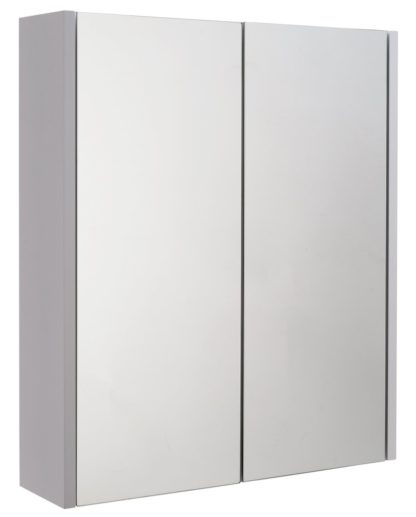 An Image of Argos Home 2 Door Mirrored Bathroom Cabinet - White