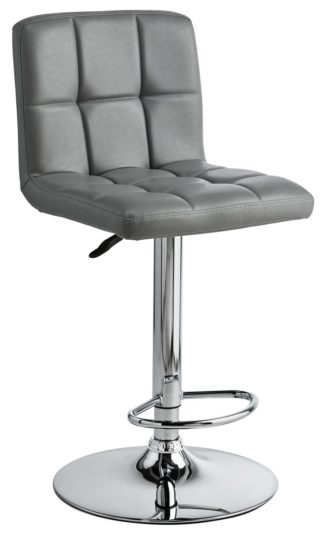 An Image of Habitat Nitro Bar Stool - Grey