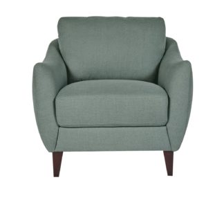 An Image of Argos Home Flynn Fabric Armchair - Duck Egg