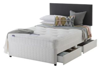 An Image of Silentnight Travis Ortho 4 Drw Divan - Small Double