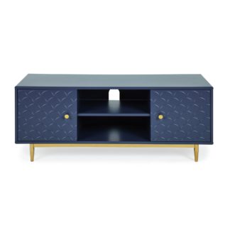 An Image of Deco Wide TV Unit Navy